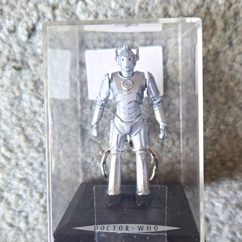 Doctor who cyberman silver - doctor, &
