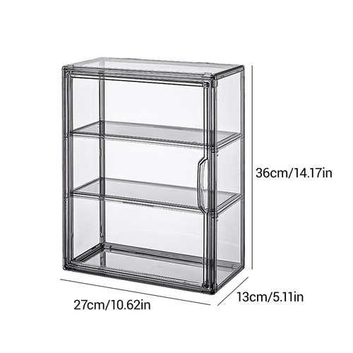 Acrylic display case tier - 3, w/