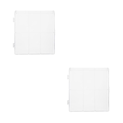 2pcs clear plastic display - 2pcs,