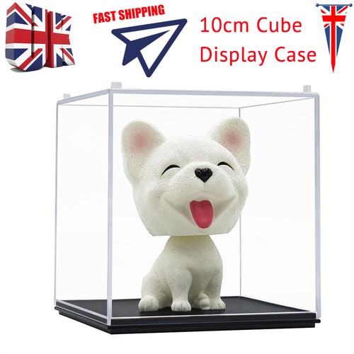 Clear acrylic cube display - clear,