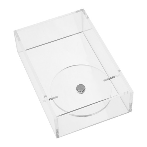 Clear figurine display case - clear,