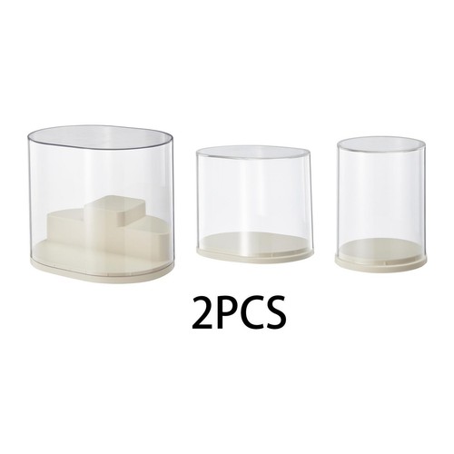 Transparent display case - 2x,