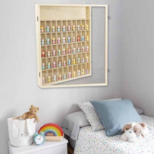 Grids wood display - 51, case