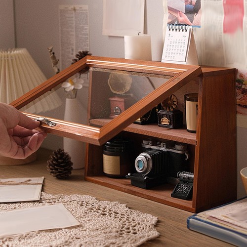 Figurine display case cabinet - figurine,