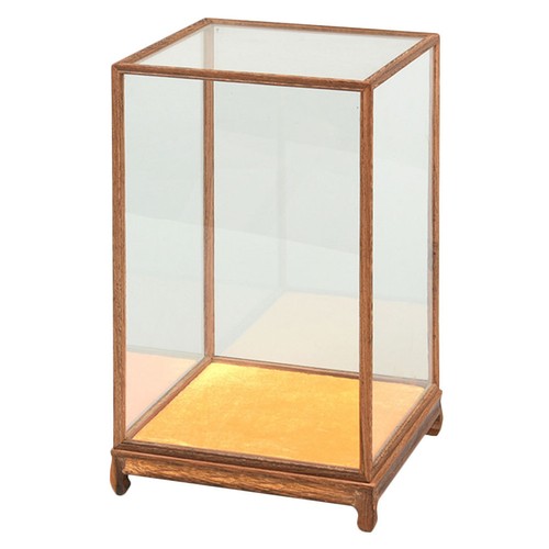 Reusable wooden glass box - glass,