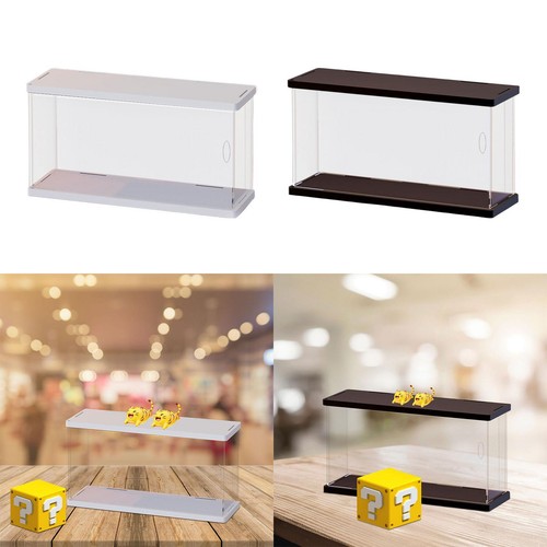Figurine display case clear - display,