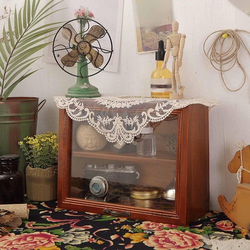 Figurine display case - figurine, flip
