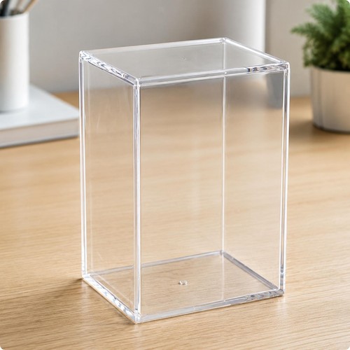 Clear acrylic figurine display - clear,